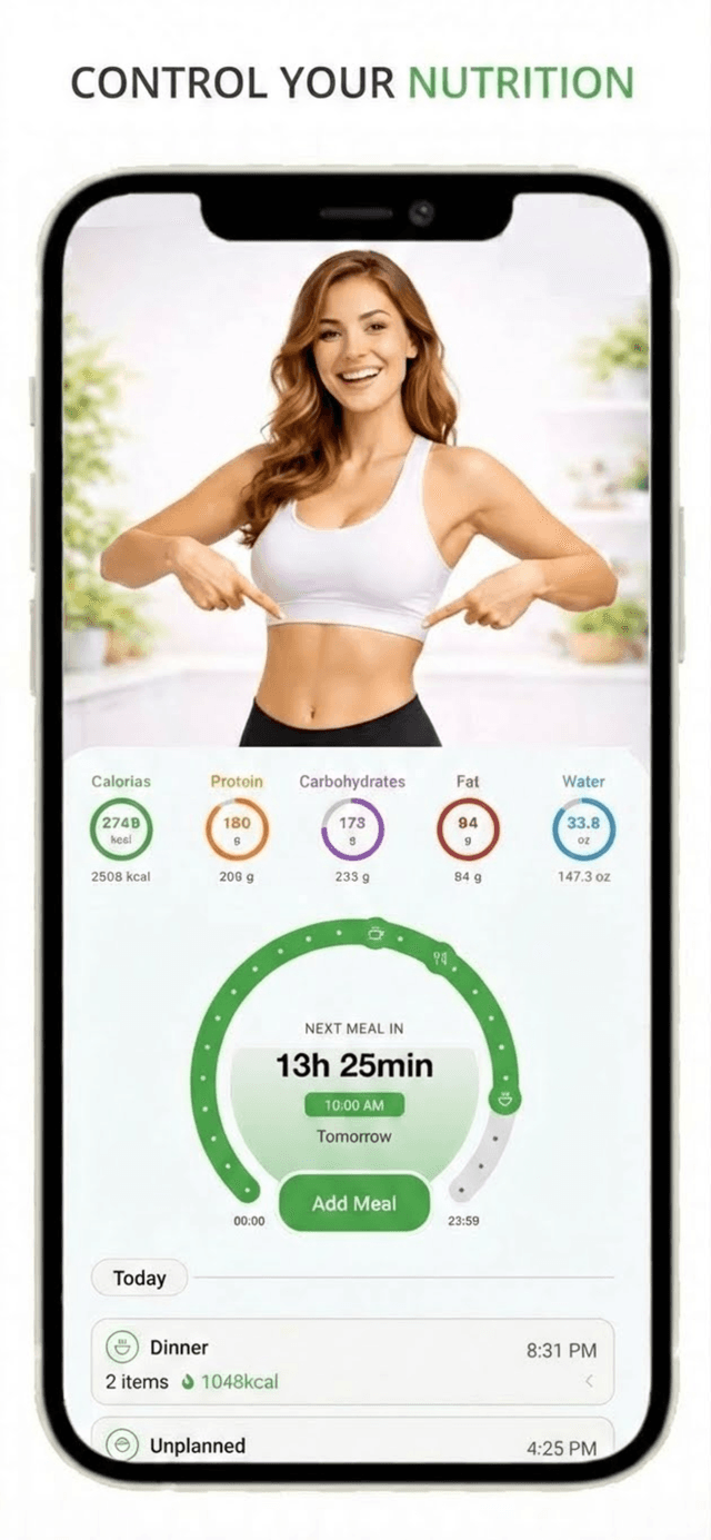 Nutrik App Screen 1